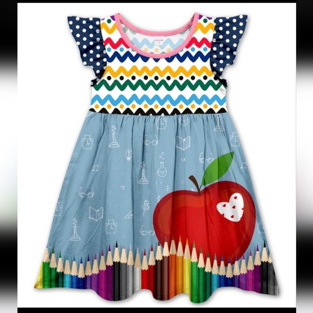 Colorful Back To School Dress